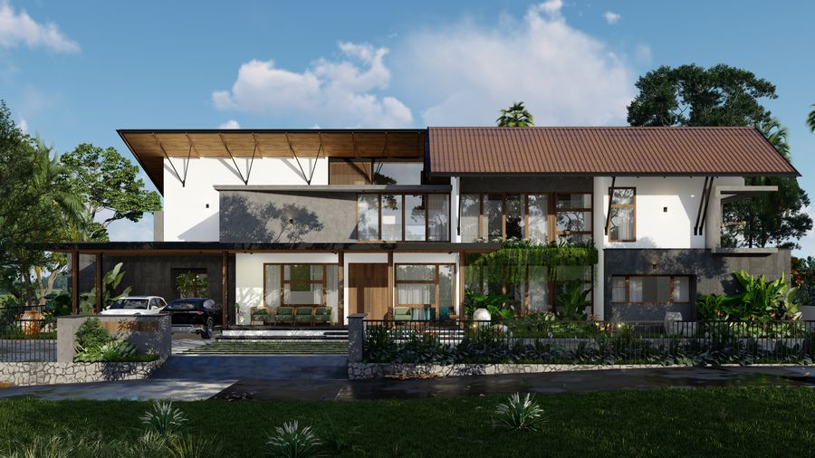 Nasmal — Front Elevation, Ottapalam, Kerala